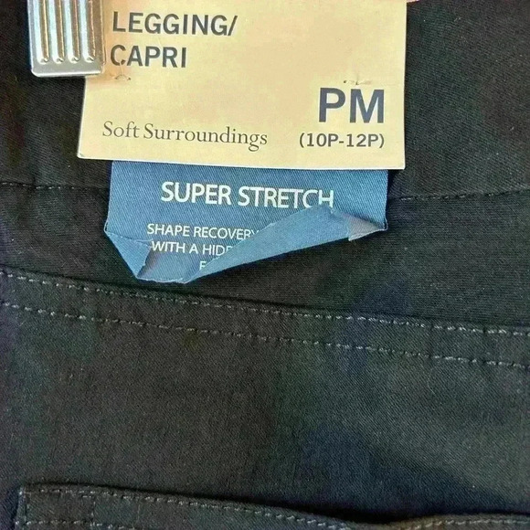 NWT Soft Surroundings leggings capris - Picture 4 of 4